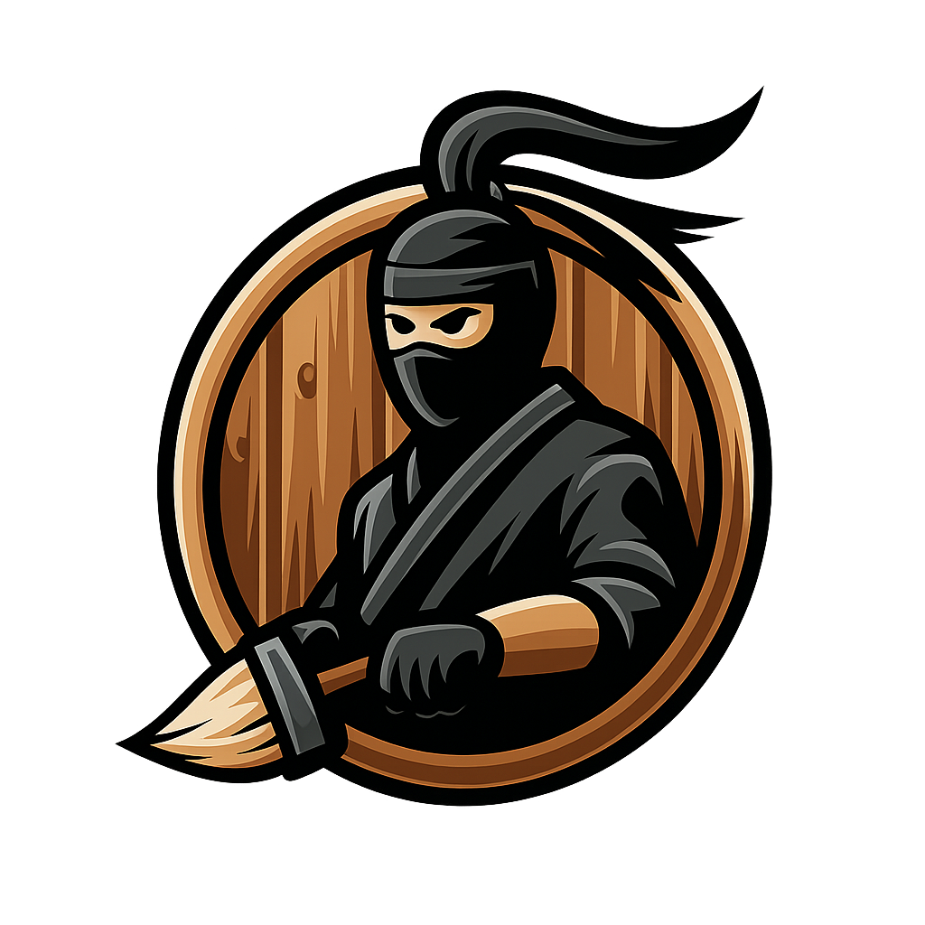 Ninja fence staining logo-2
