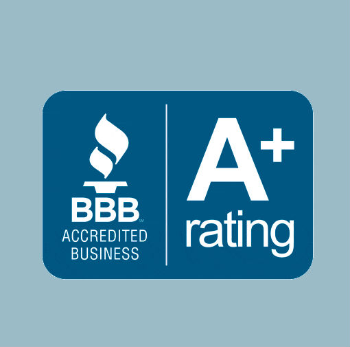 BBB Accredited Business A+ Rating badge