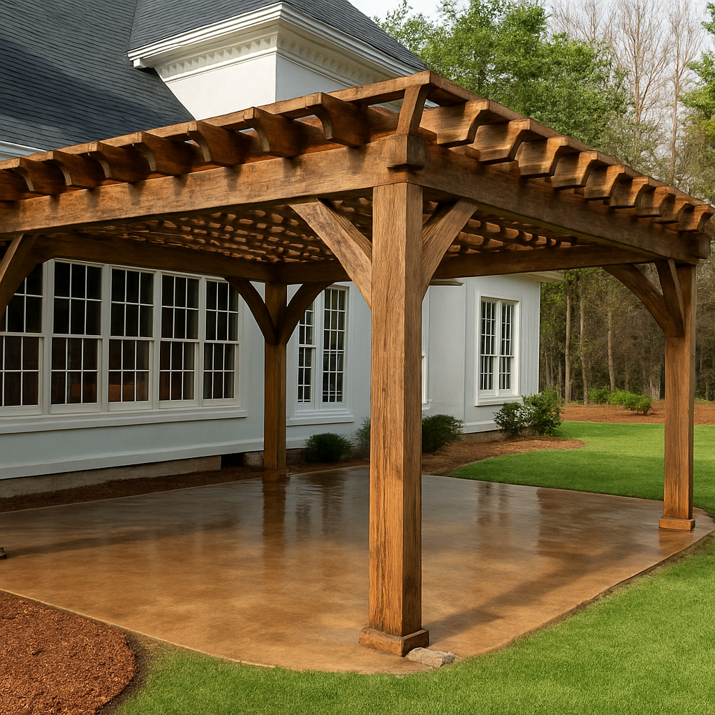Pergola Staining 7 pergola cleaning