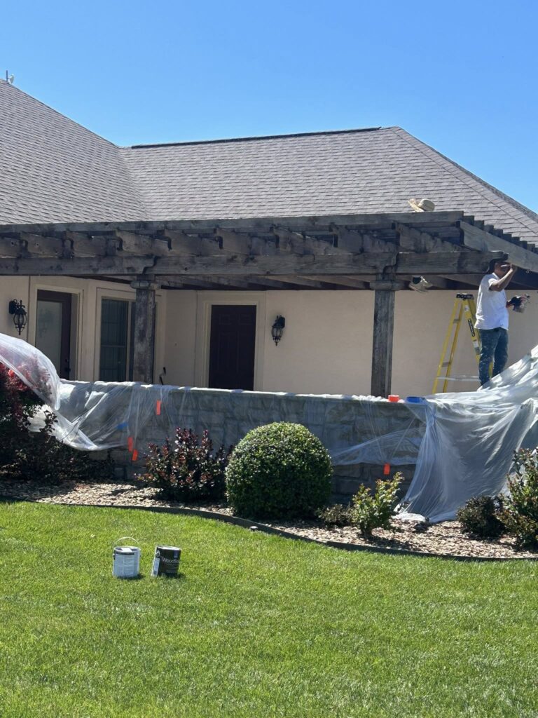 Fence Staining Cypress, TX 8 pergola 2